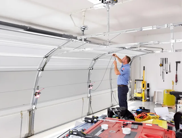 Garage door cable repair service by Gainesville Garage Door Repair in Gainesville