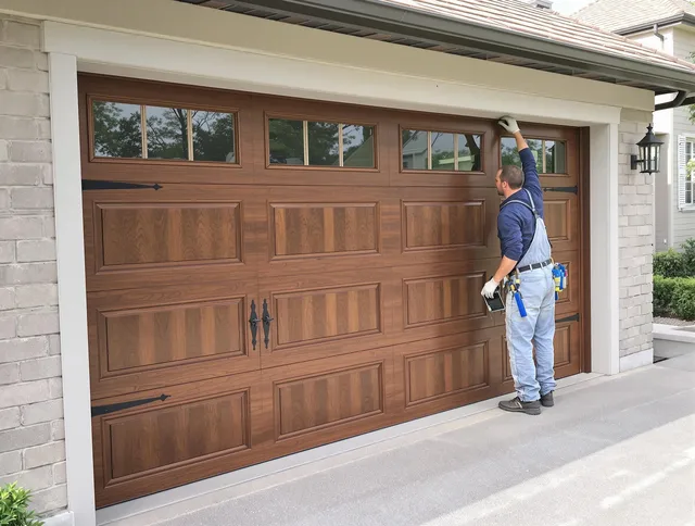 Custom garage door showcase by Gainesville Garage Door Repair in Gainesville