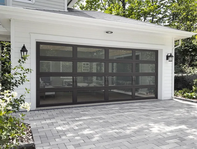 Gainesville Garage Door Repair design specialist presenting custom garage door options to Gainesville homeowner