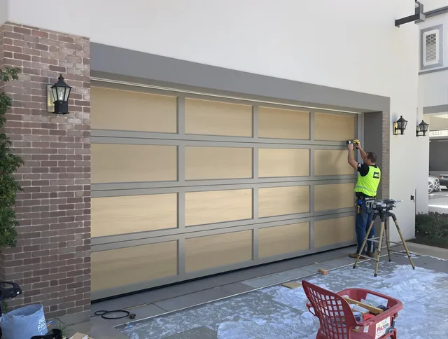 Garage door replacement service by Gainesville Garage Door Repair in Gainesville