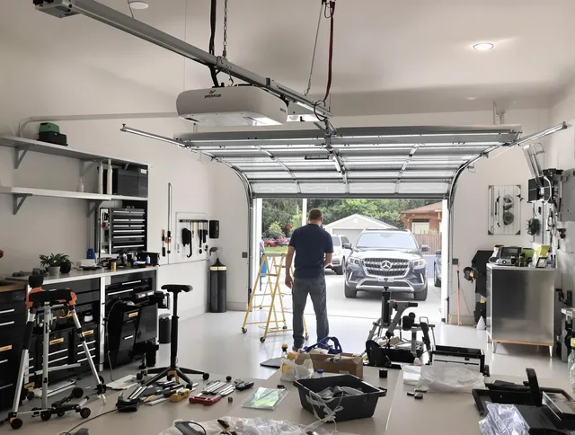 Garage door opener installation by Gainesville Garage Door Repair in Gainesville