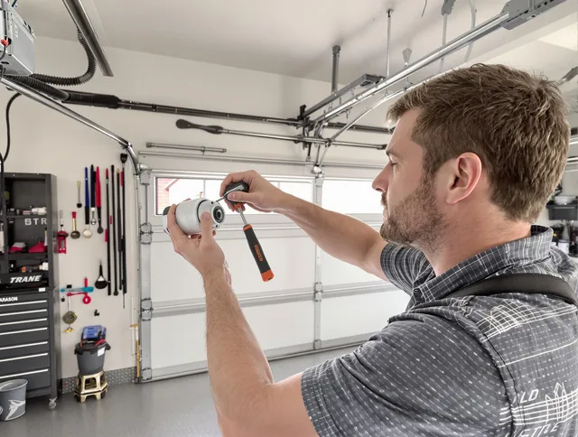 Garage door opener repair service by Gainesville Garage Door Repair in Gainesville