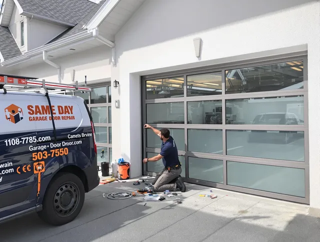 Same-day garage door repair service by Gainesville Garage Door Repair in Gainesville