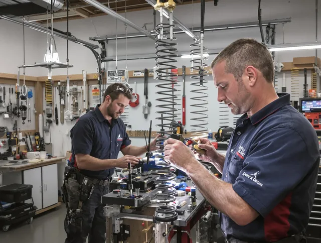 Garage door spring repair service by Gainesville Garage Door Repair in Gainesville
